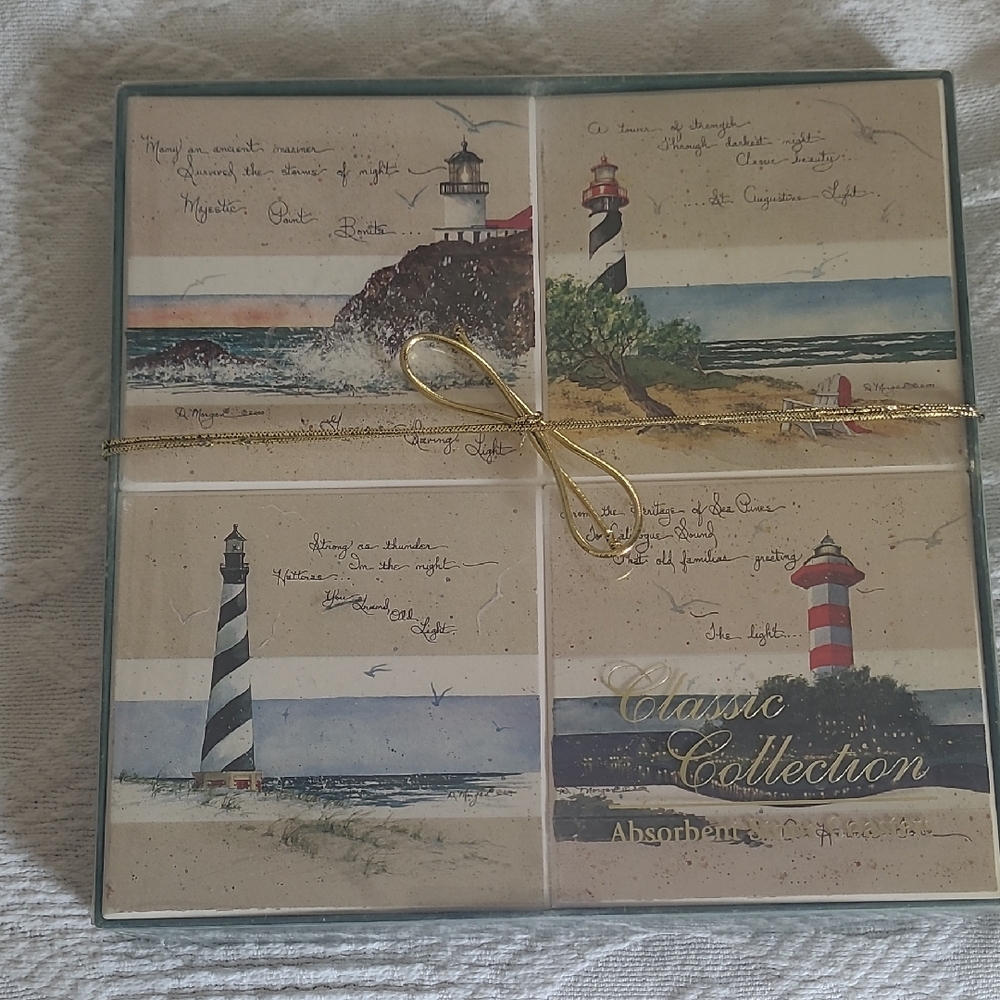 IC COLLECTION Absorbent Coasters Set